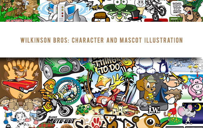 Wilkinson Bros Character Illustration