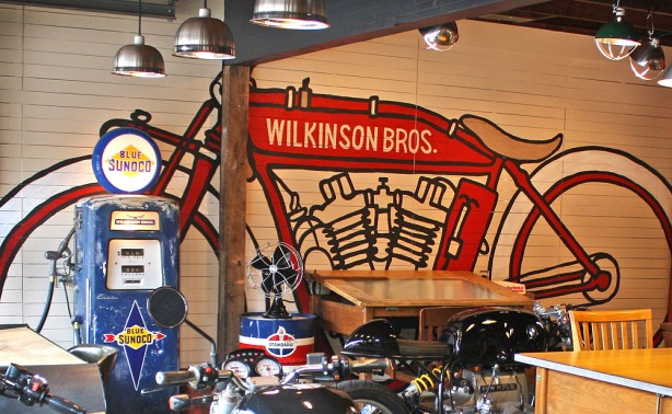 Motorcycle Mural for the Studio