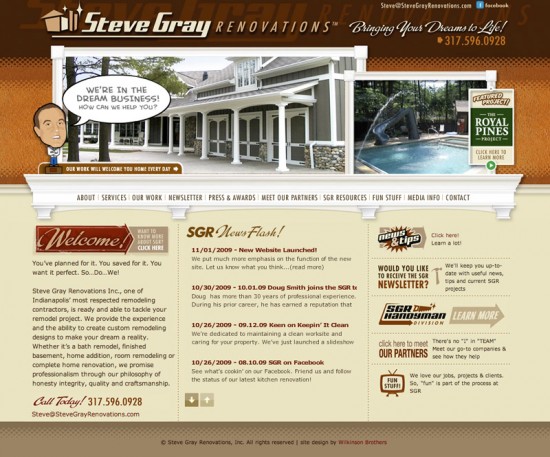Steve Gray Renovations Website