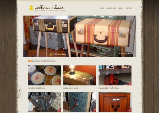 Yellow Chair Market Website