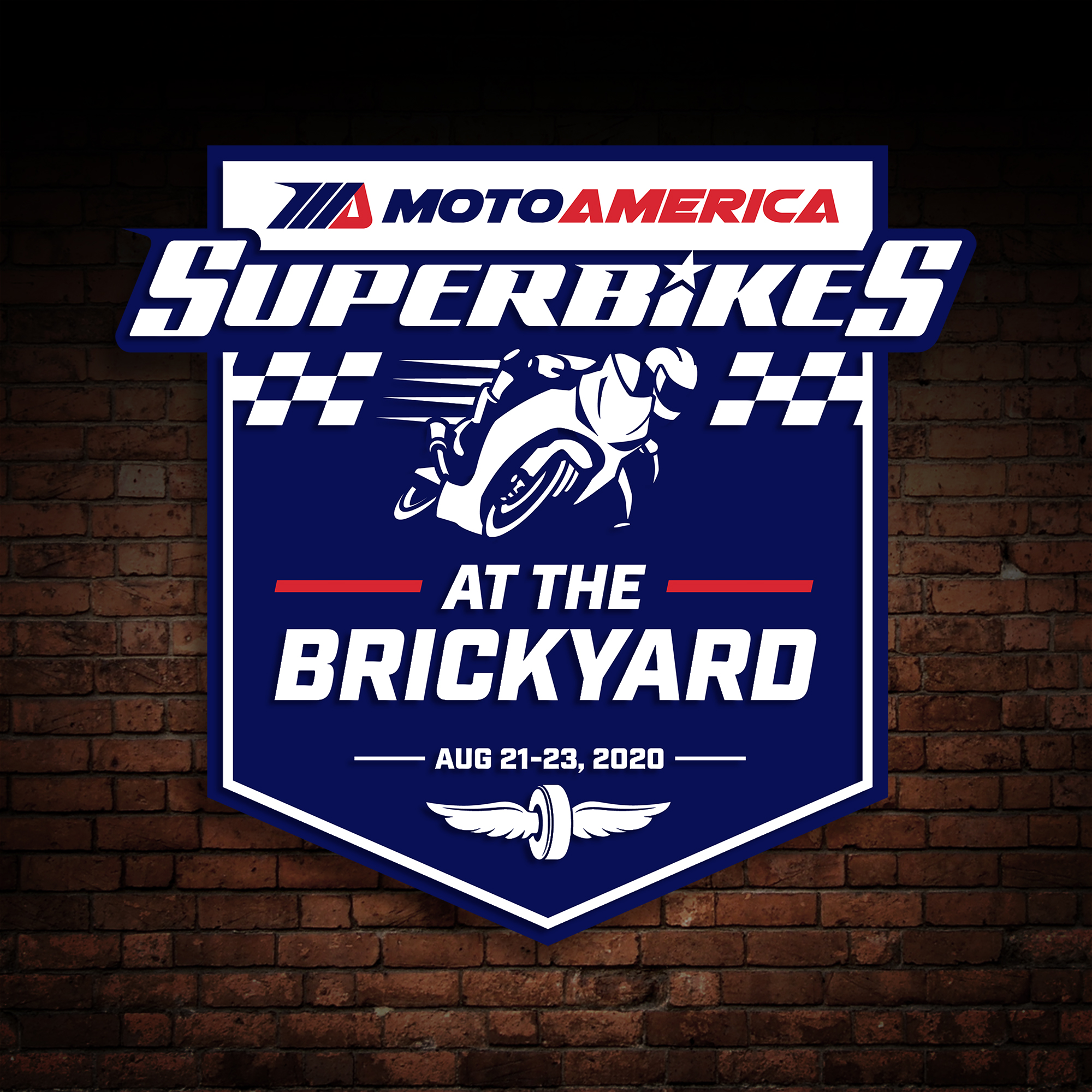 Logo Design for MA Superbikes at the Brickyard