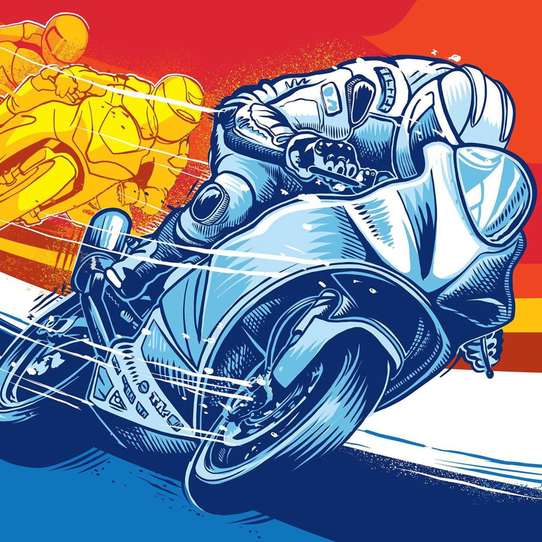 Racing Poster Design & Illustration